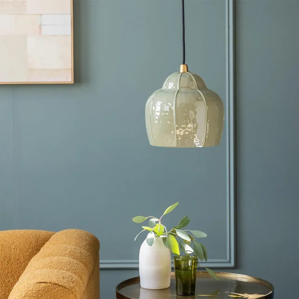 Beau Pendant Light - Green, Steel image