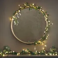 Berry & Ivy Garland with LED Lights - 1.8m