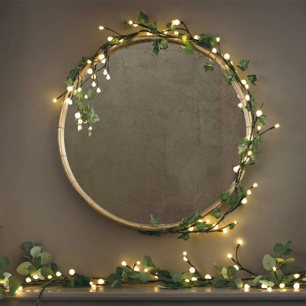 Berry & Ivy Garland with LED Lights - 1.8m image