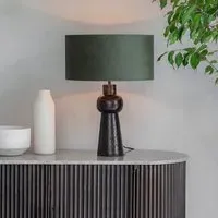 Billie Table Lamp - Dark Brown, Iron