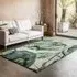 Botanical Hand Tufted Rug - Green, Wool