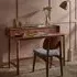 Brera Marble Study Desk - Acacia Wood