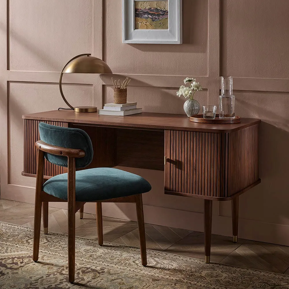 Byron Desk with Storage - Walnut