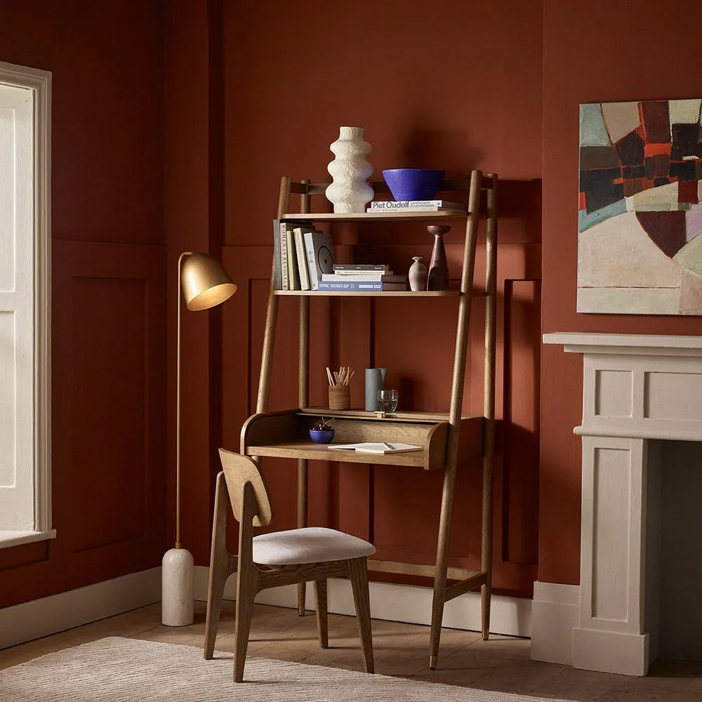 Byron Ladder Desk - Muted Oak