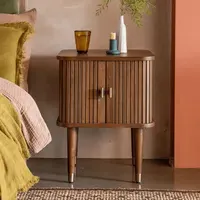 Byron Side Table with Storage - Walnut