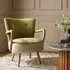 Calvin Armchair - Apple Green, Velvet