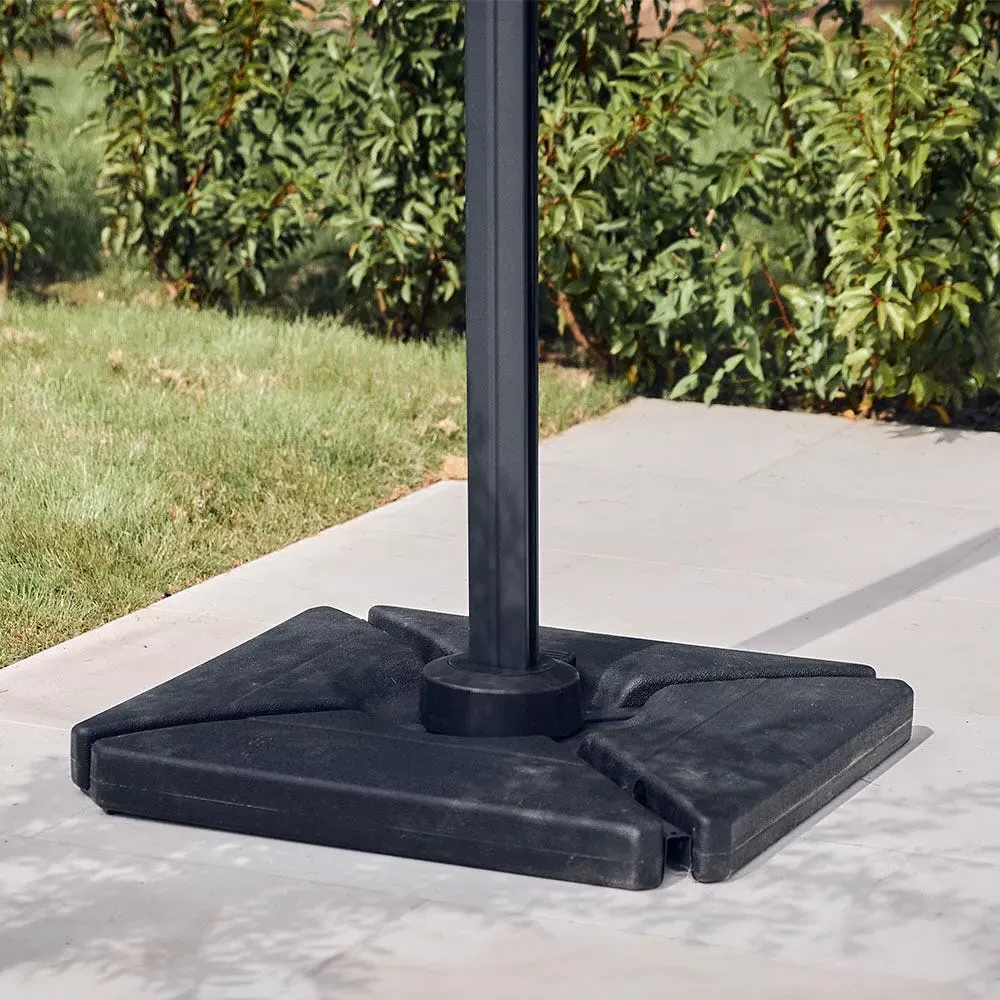 Cantilever Parasol Base Set - Fillable, Plastic alternate view