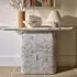 Capri Console Table - Marble Finish