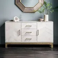 Chevron Sideboard - Mango Wood