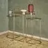 Ciara Nested Console Trio - Brass, Glass