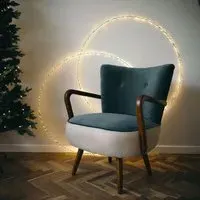 Circle 100cm Ring Light - Black Metal