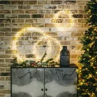 Circle 60cm Ring Light - Black Metal