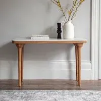 Cone Console Table - Natural, Marble