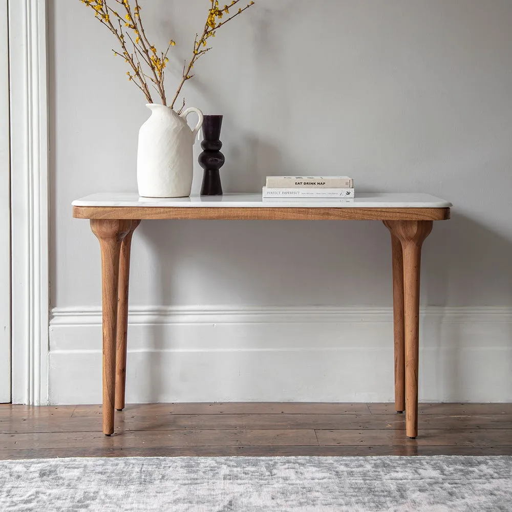 Cone Console Table - Natural, Marble image