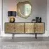 Crackle Sideboard - Antique Brass