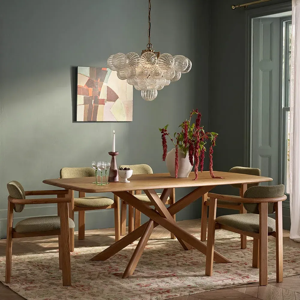 Cruz Rectangular Dining Table - Oak image