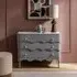 Dali Marble Chest of Drawers - Grey, Wood