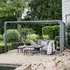 Daria Slatted Panel Gazebo - Steel, Aluminium