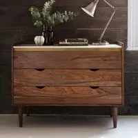 Deco Chest of Drawers - Brown, Rosewood
