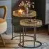 Doris Nesting Side Tables with Removable Trays - Black