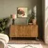 Eden Sideboard with Storage - Rustic Wood