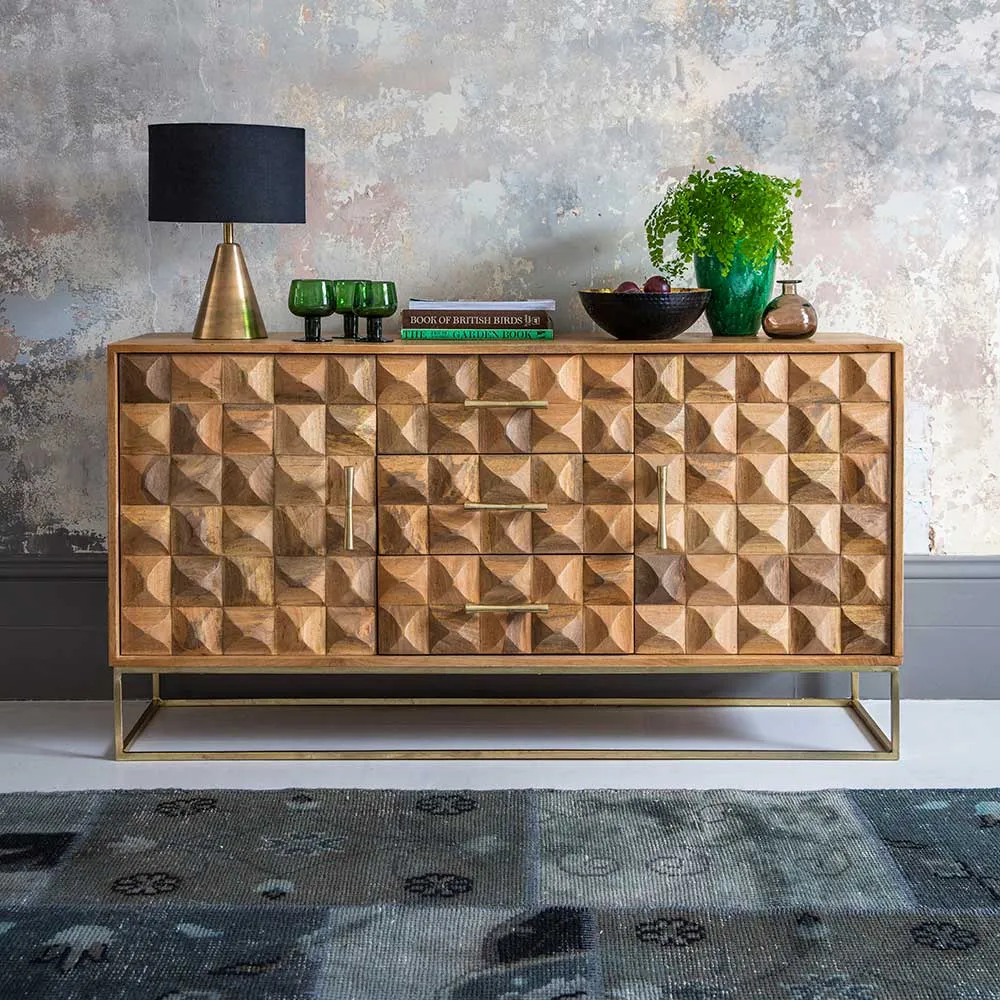 El Capitan Sideboard with Storage - Mango Wood image