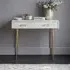 Fandango Console Table - Whitewashed, Mango Wood