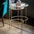 Faye Nesting Side Tables - Brass