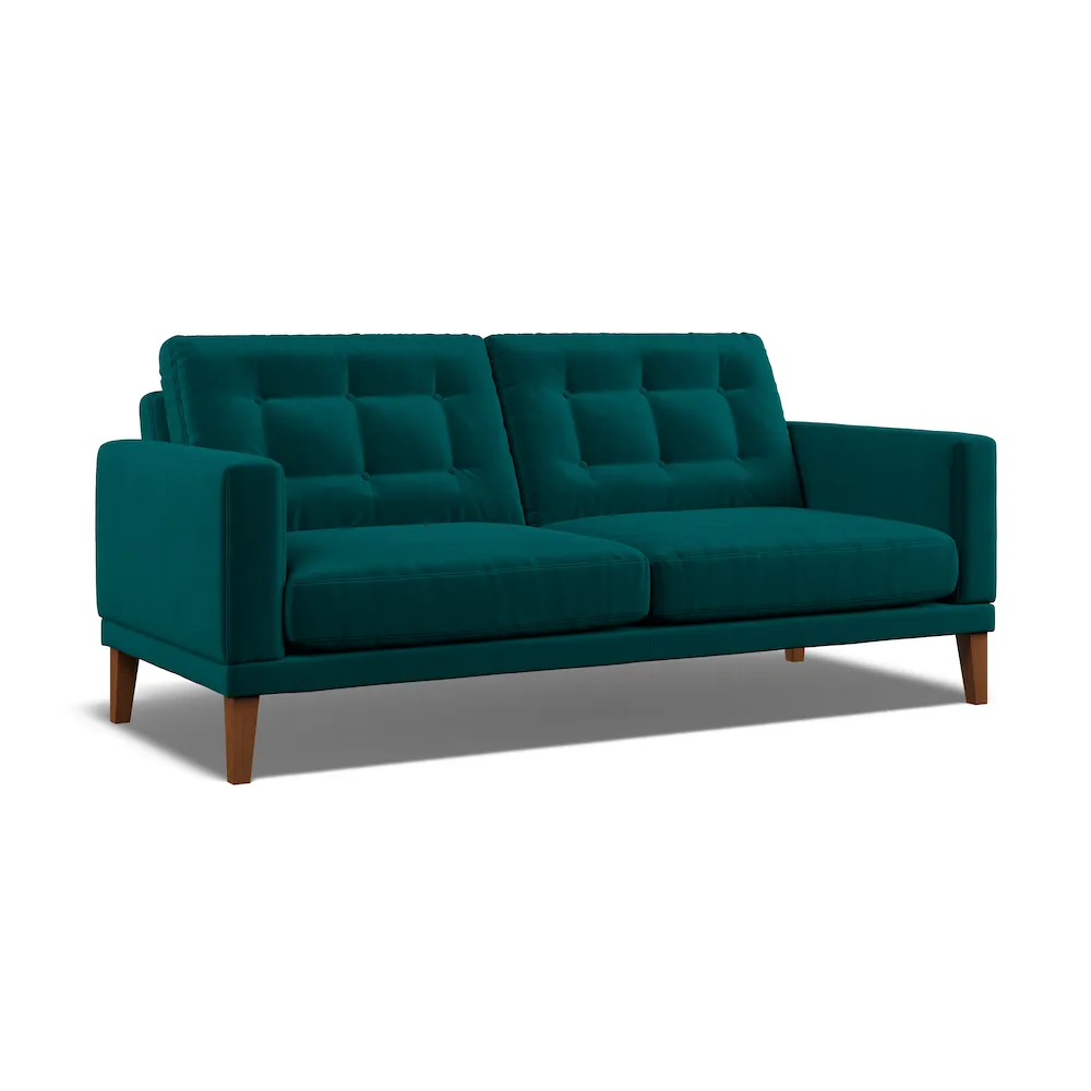 Fitzroy 3-Seater Sofa - Mallard, Eco Velvet