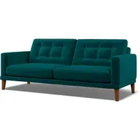 Fitzroy 4-Seater Sofa - Mallard, Eco Velvet