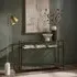 Flint Granite Console Table - Bronze, Iron
