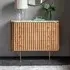 Flute Marble Chest of Drawers - Acacia, Marble