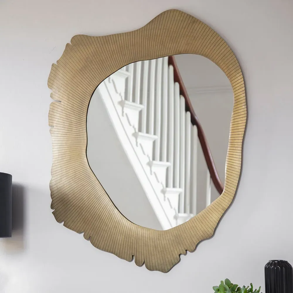 Form Abstract Wall Mirror - Iron