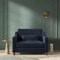 Hampton 2-Seater Loveseat - Indigo, Eco Velvet