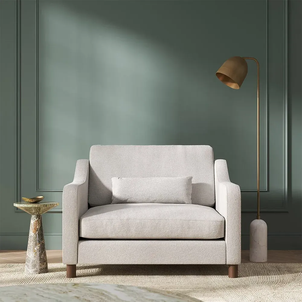 Hampton 2-Seater Loveseat - Ivory, Boucle