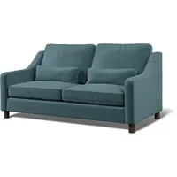 Hampton 3-Seater Sofa - Airforce, Eco Velvet