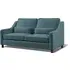 Hampton 3-Seater Sofa - Airforce, Eco Velvet