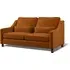 Hampton 3-Seater Sofa - Burnt, Eco Velvet