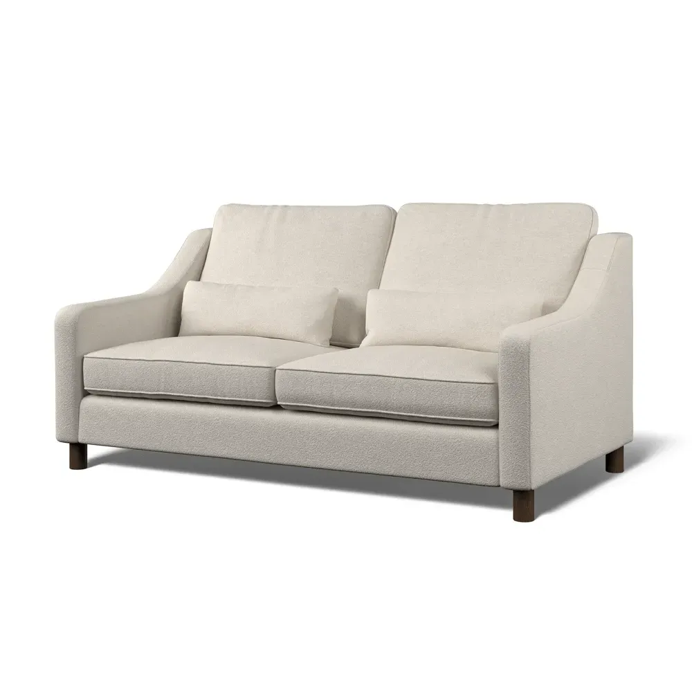 Hampton 3-Seater Sofa - Ivory, Boucle