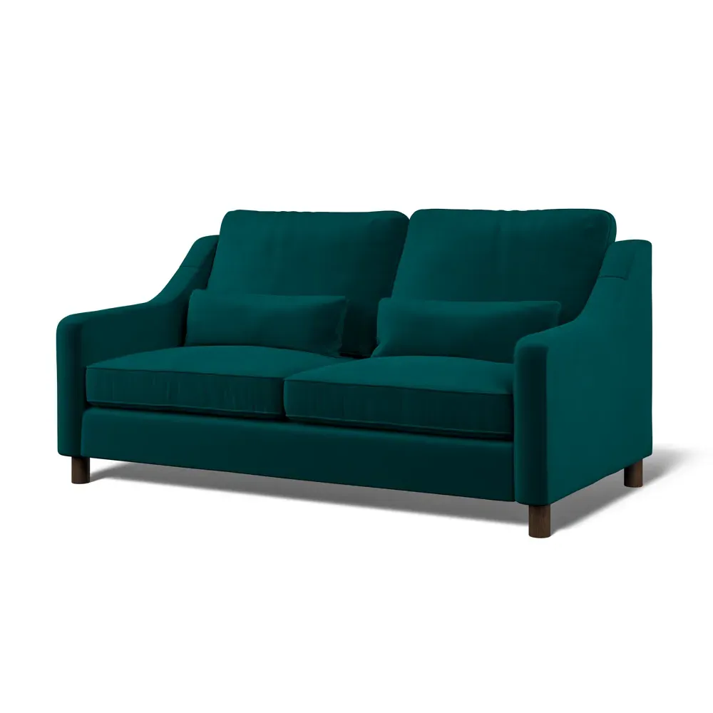 Hampton 3-Seater Sofa - Mallard, Eco Velvet