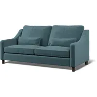 Hampton 4-Seater Sofa - Airforce, Eco Velvet