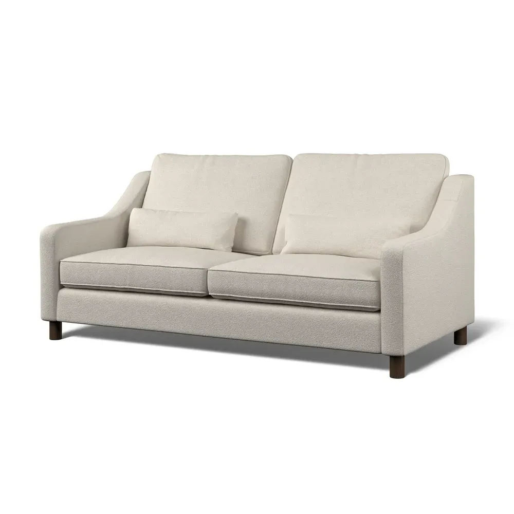 Hampton 4-Seater Sofa - Ivory, Boucle