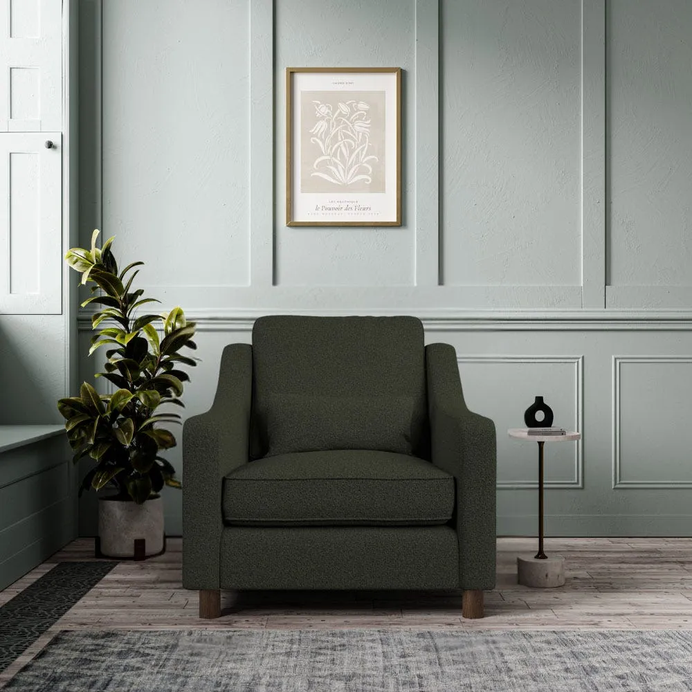 Hampton Armchair - Fern, Boucle