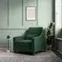 Hampton Armchair - Hunter, Eco Velvet