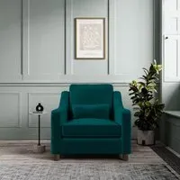 Hampton Armchair - Mallard, Eco Velvet