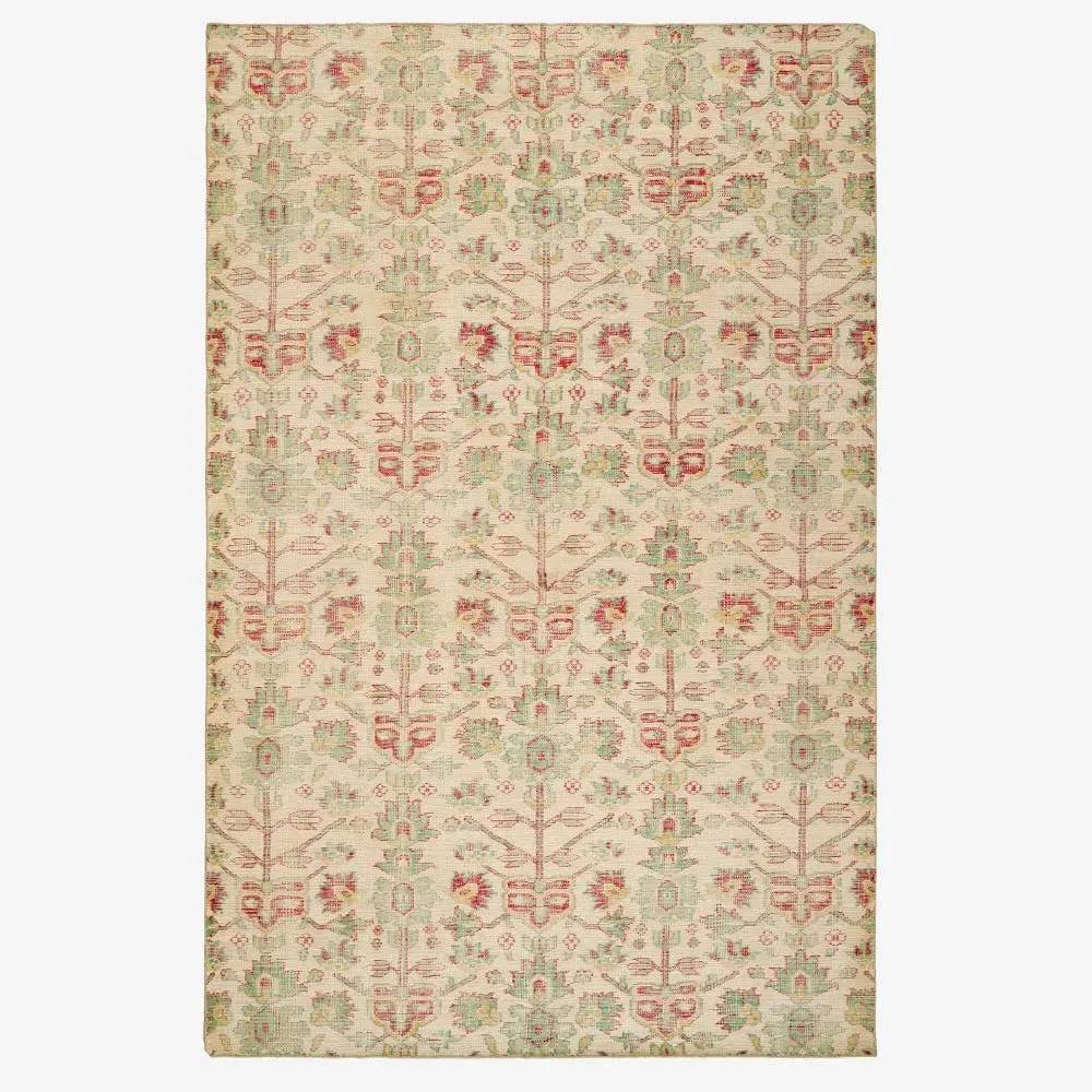 Havali Hand Knotted Rug - Off-White