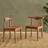 Hiro Dining Chairs Pair - Natural, Acacia Wood