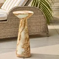 Jasper Side Table - Marble Finish, Concrete