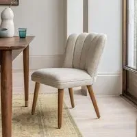 Joyce Dining Chair - Natural, Linen