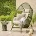 Lauren Cocoon Chair - Green, Rope